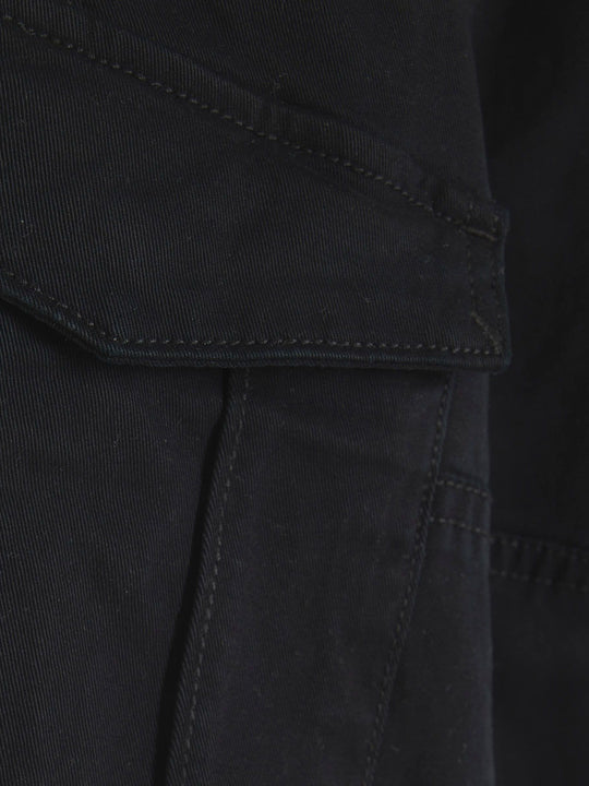 River Island Black Cargo Trousers