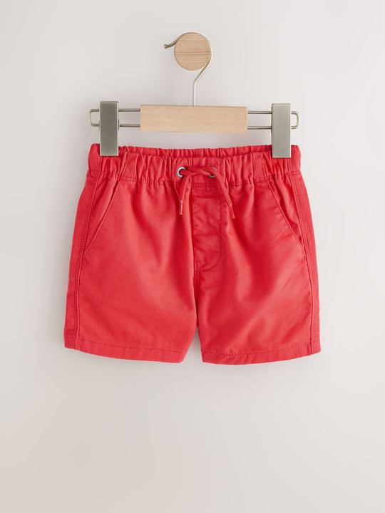 Red Pull On Shorts (3mths-7yrs)