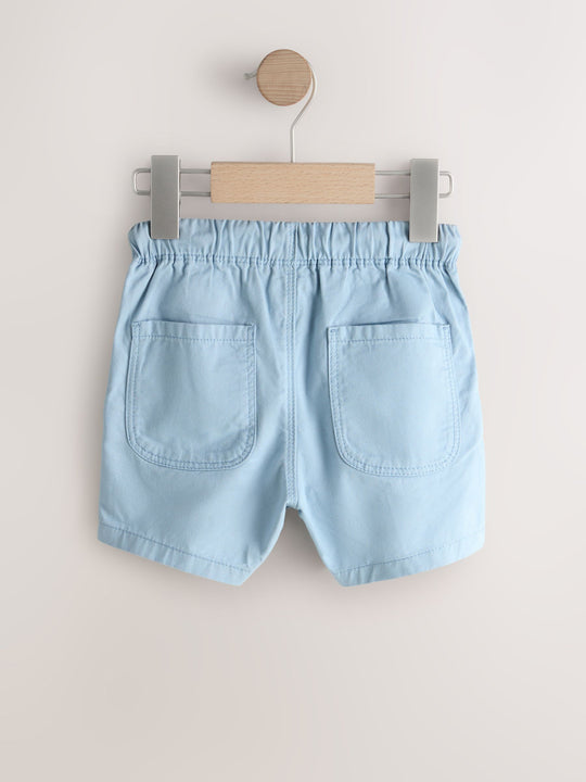 Pale Blue Pull On Shorts (3mths-7yrs)
