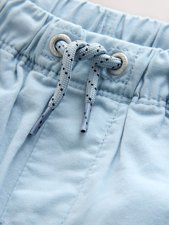Pale Blue Pull On Shorts (3mths-7yrs)