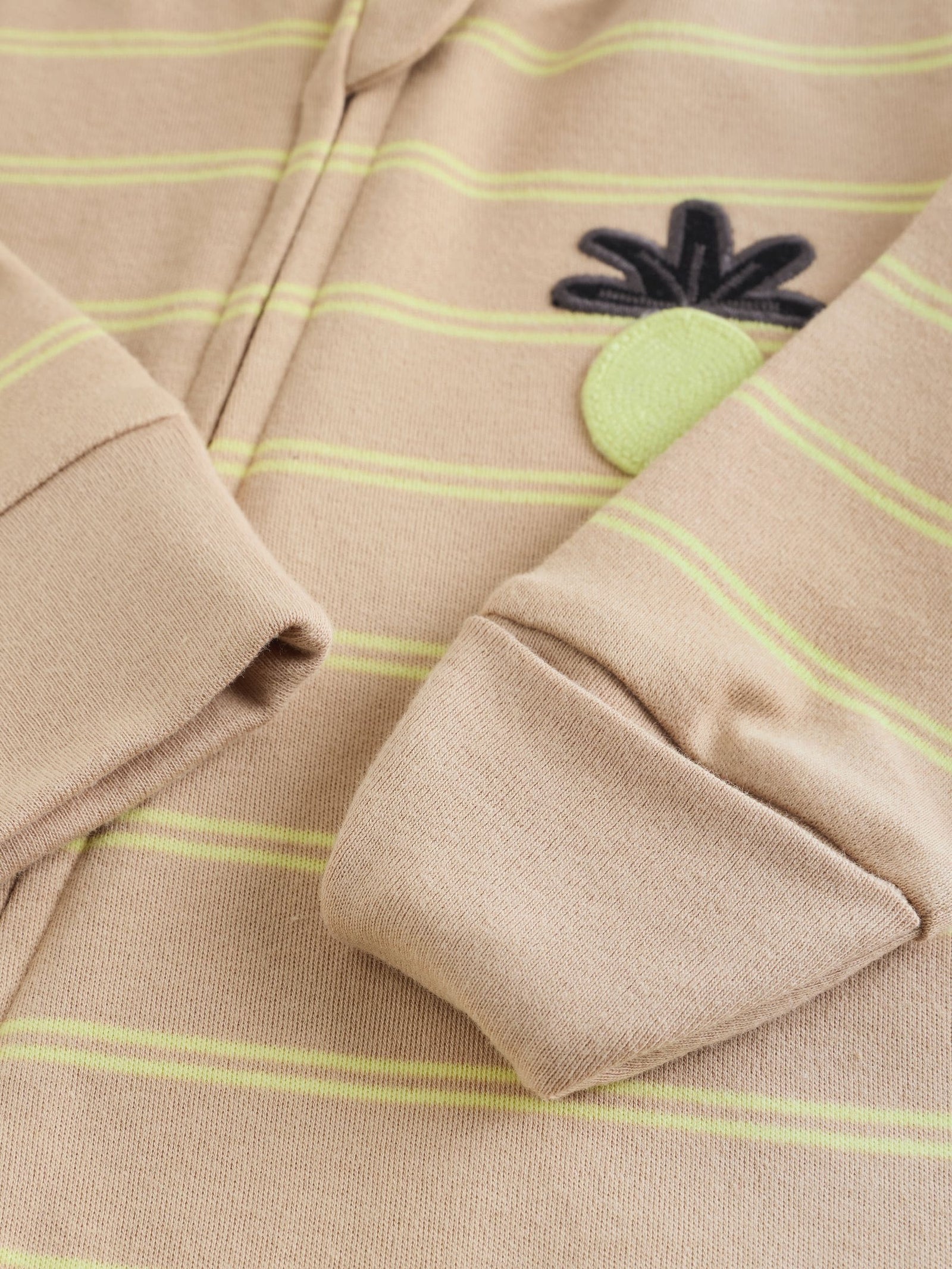 Multi Palm Two Way Zip Baby Sleepsuits 3 Pack (0mths-3yrs)