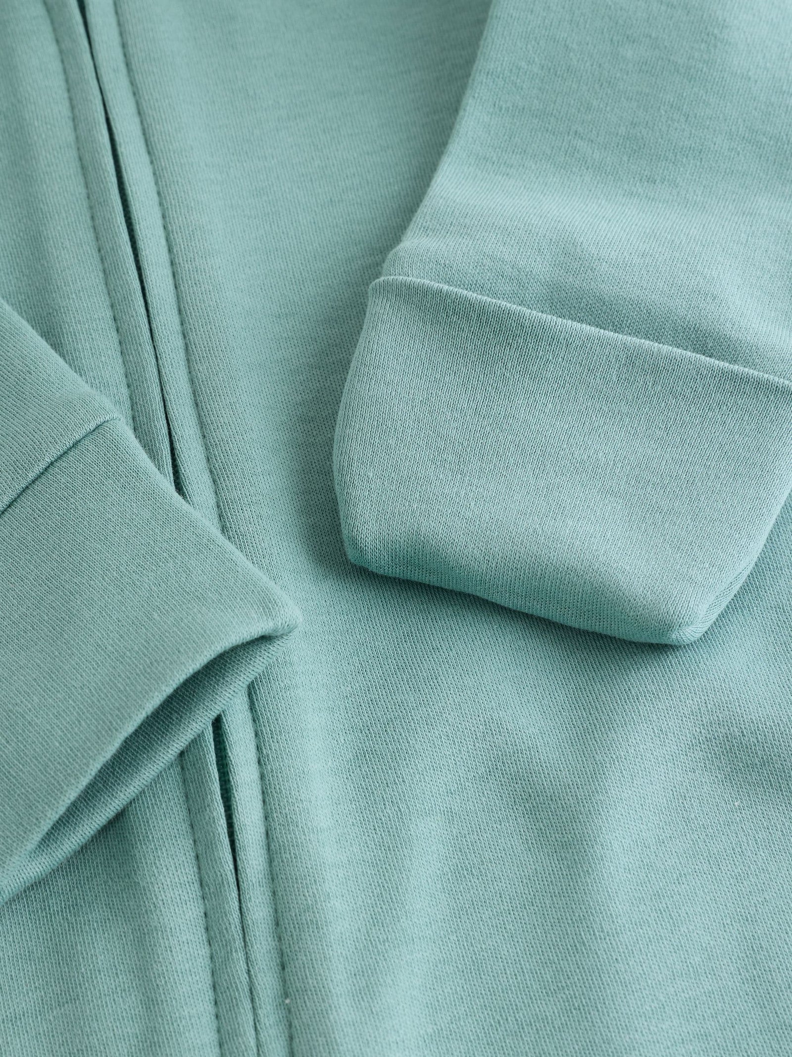 Green Two Way Zip Baby Sleepsuits 4 Pack (0mths-2yrs)