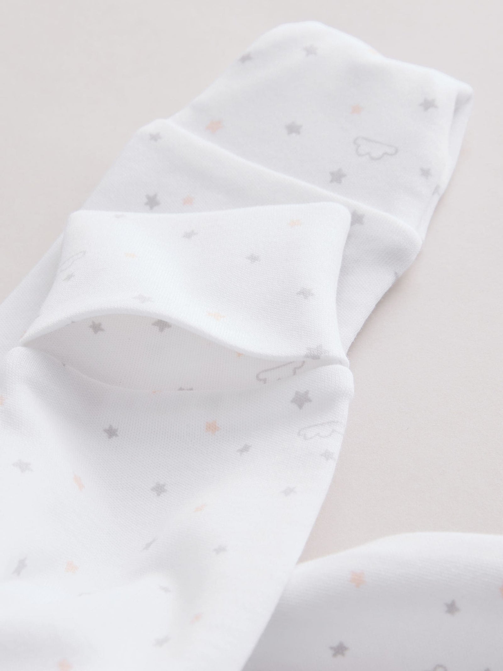 Grey Elephant Baby Sleepsuits 3 Pack (0-2yrs)