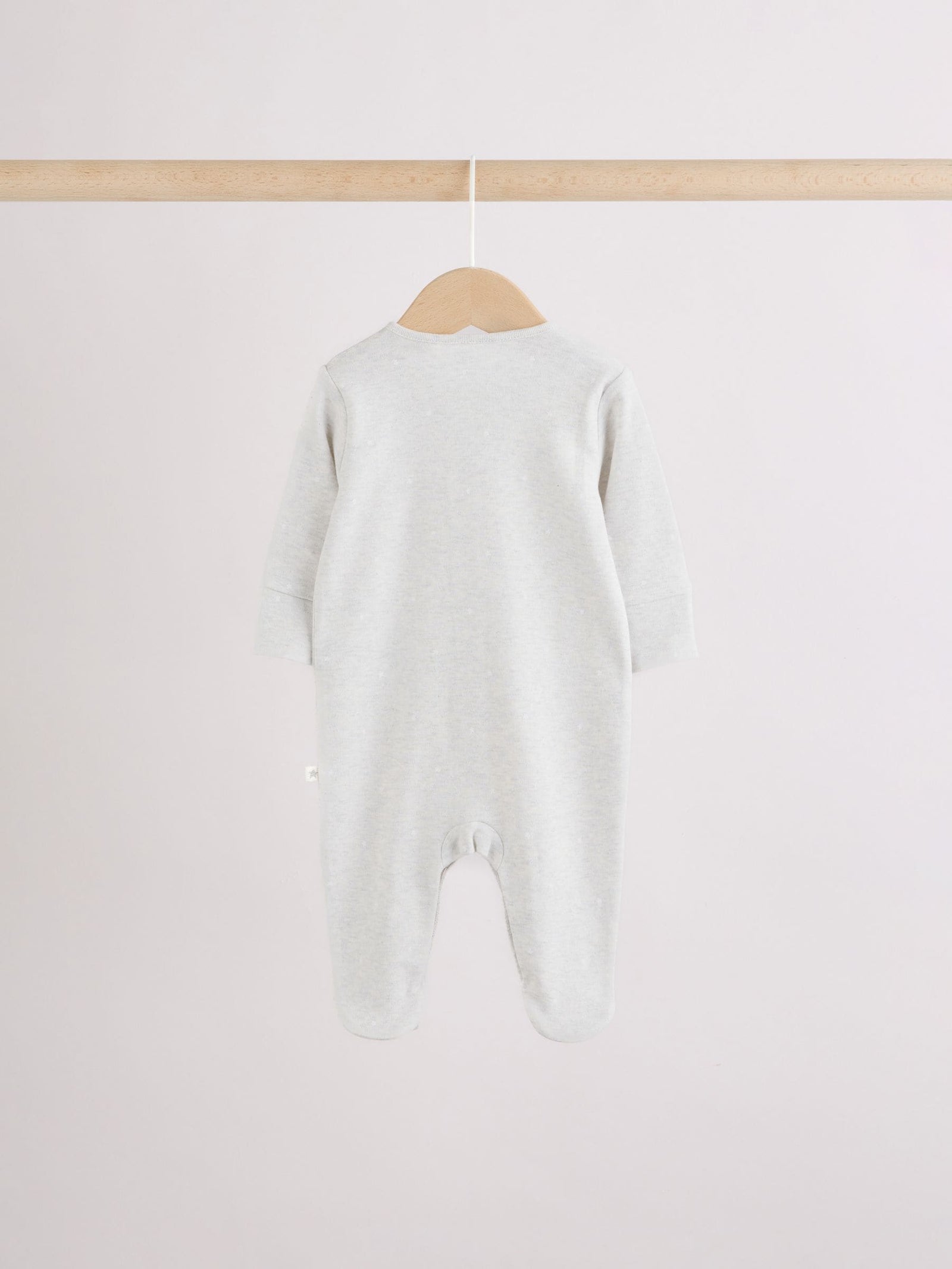 Grey Elephant Baby Sleepsuits 3 Pack (0-2yrs)