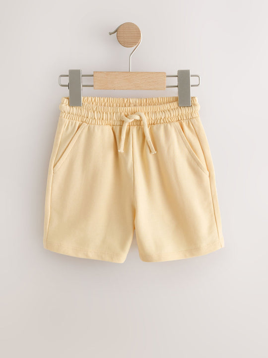 Blue/Yellow/ Navy Blue Jersey Shorts 5 Pack (3mths-7yrs)