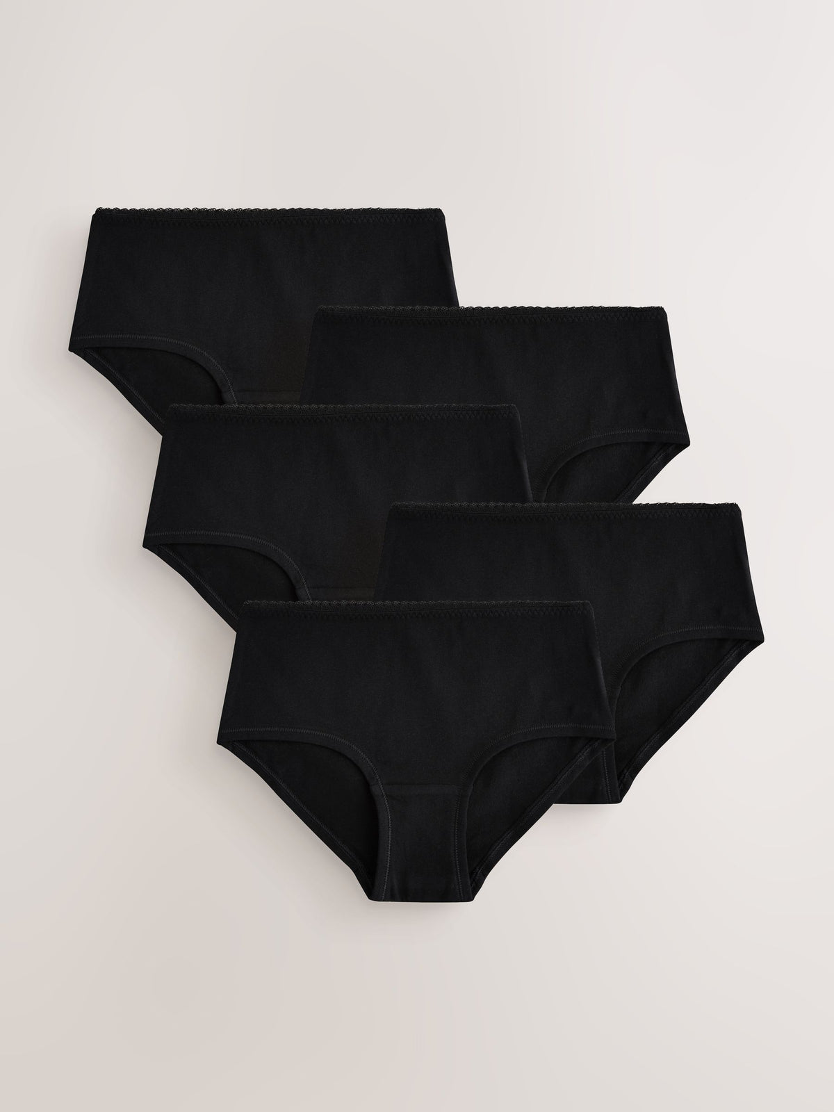 Black Hipster Briefs 5 Pack (3-16yrs)