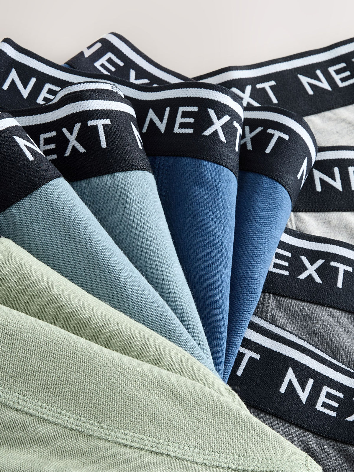 Blue/Green/Grey Trunks 10 Pack (1.5-16yrs)