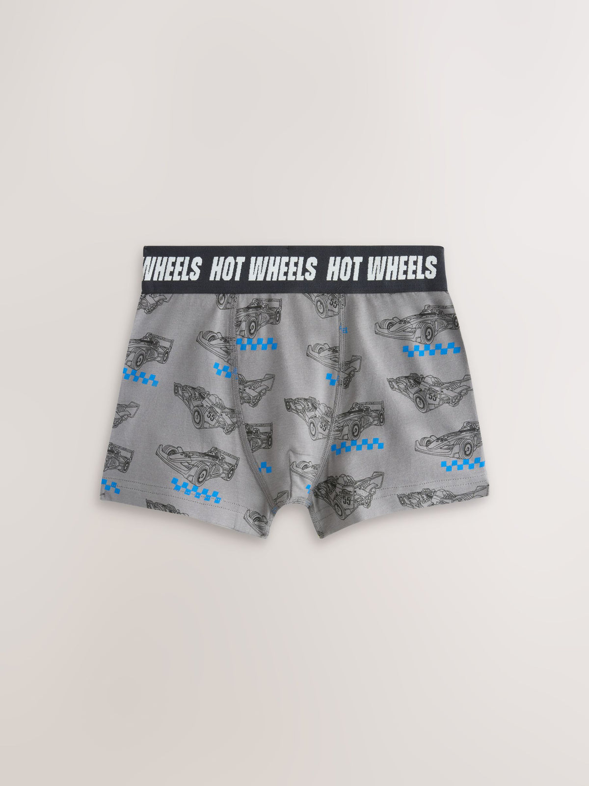 Black/White/Blue Hot Wheels Trunks 5 Pack (2-14yrs)