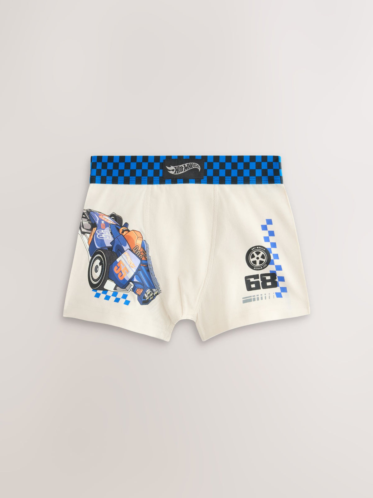 Black/White/Blue Hot Wheels Trunks 5 Pack (2-14yrs)