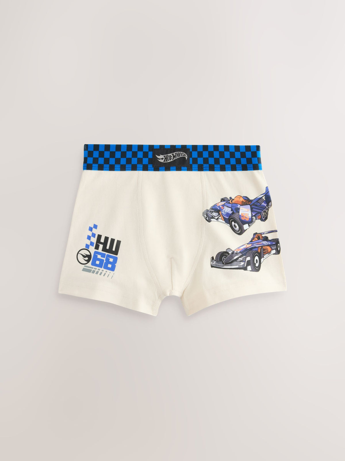 Black/White/Blue Hot Wheels Trunks 5 Pack (2-14yrs)