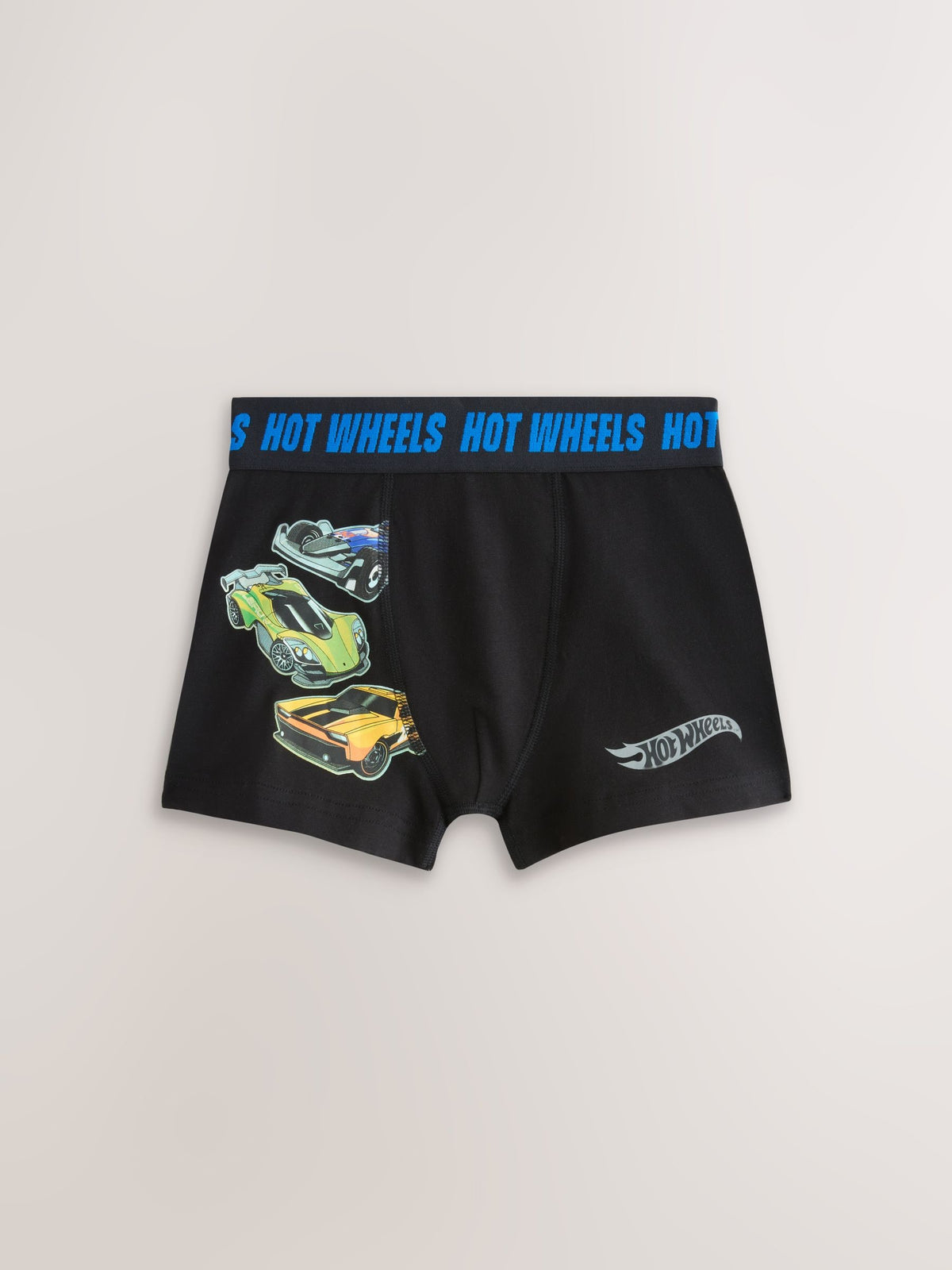 Black/White/Blue Hot Wheels Trunks 5 Pack (2-14yrs)
