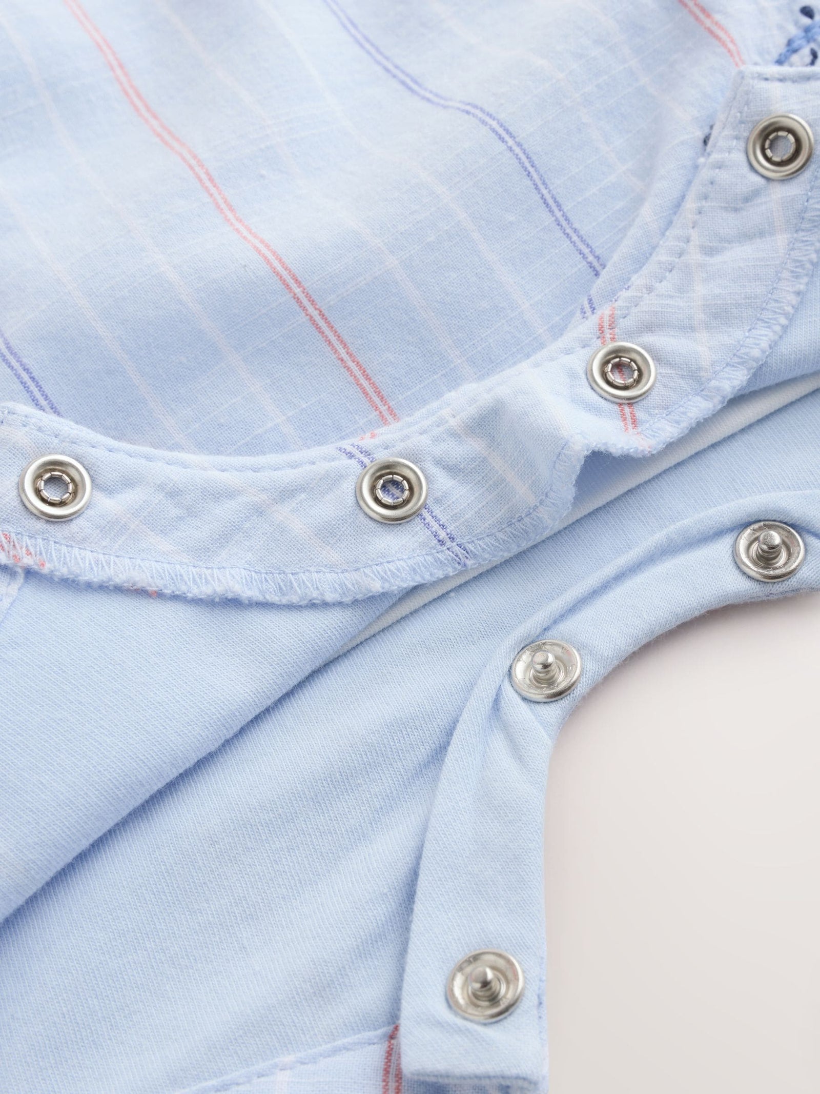 Blue Nautical Stripe Dungarees And Bodysuit Baby Set (0mths-2yrs)
