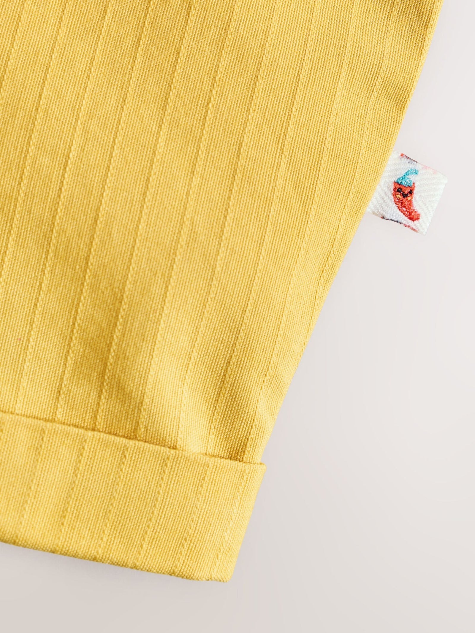 Yellow Fruit/Veg Print Dungarees And Bodysuit Baby Set (0mths-2yrs)
