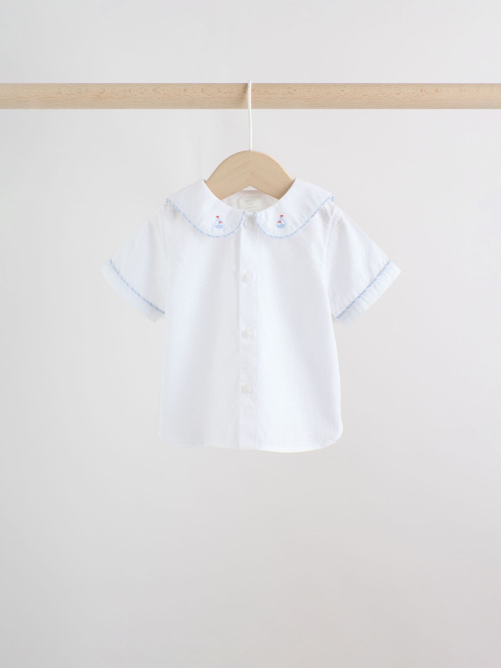 Blue Nautical Smart Shirt and Shorts Baby Set (0mths-2yrs)