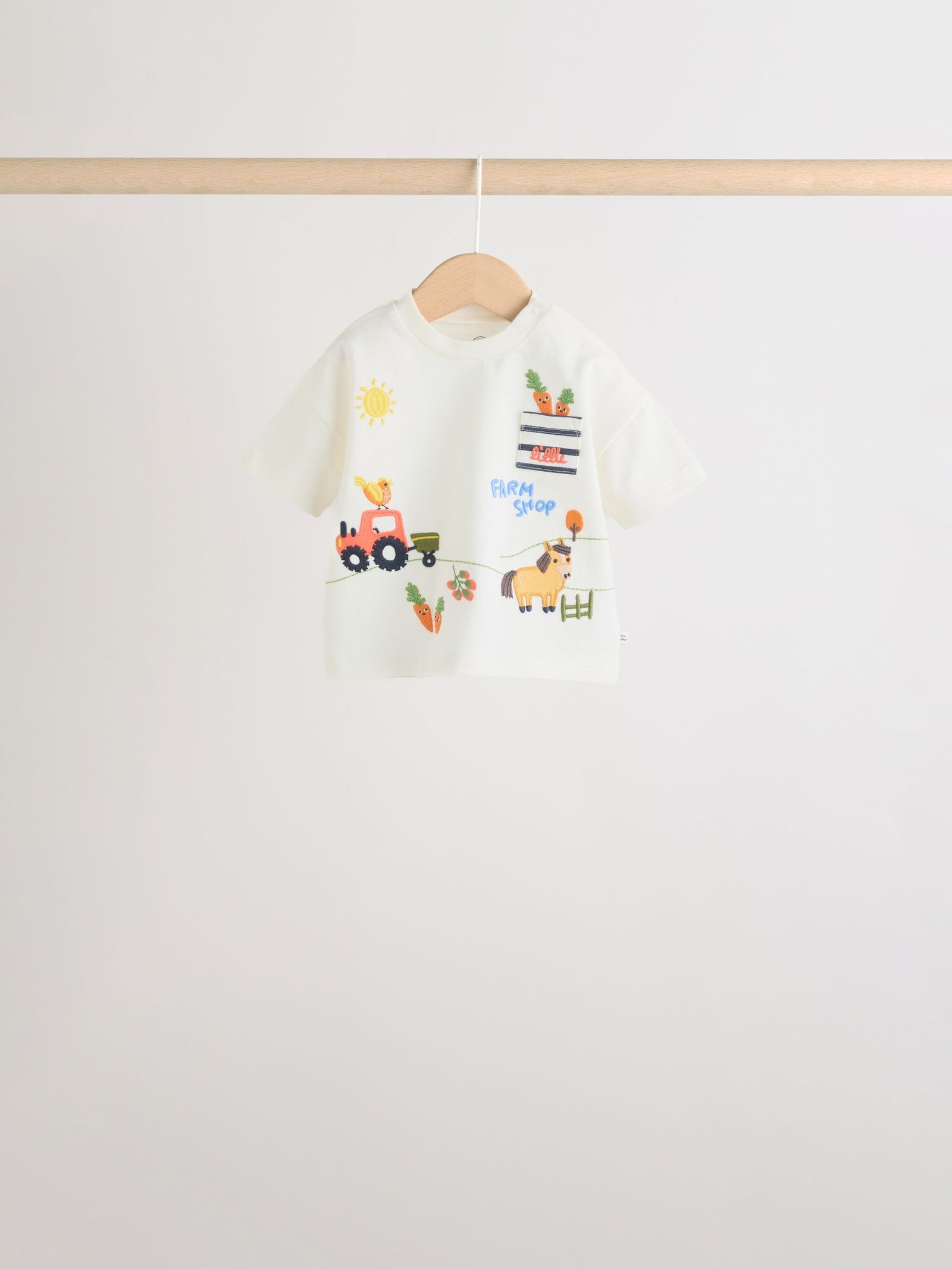 Blue/Red Homegrown Farm Tops and Shorts Baby Set 6 Piece (0mths-3yrs)