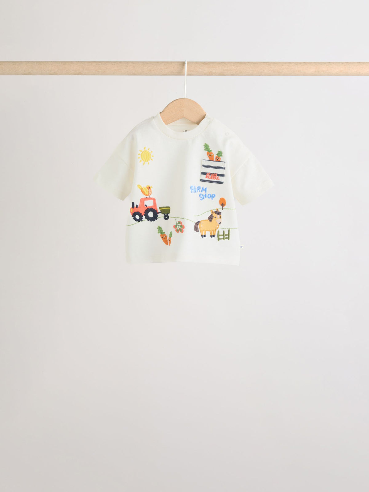 Blue/Red Homegrown Farm Tops and Shorts Baby Set 6 Piece (0mths-2yrs)