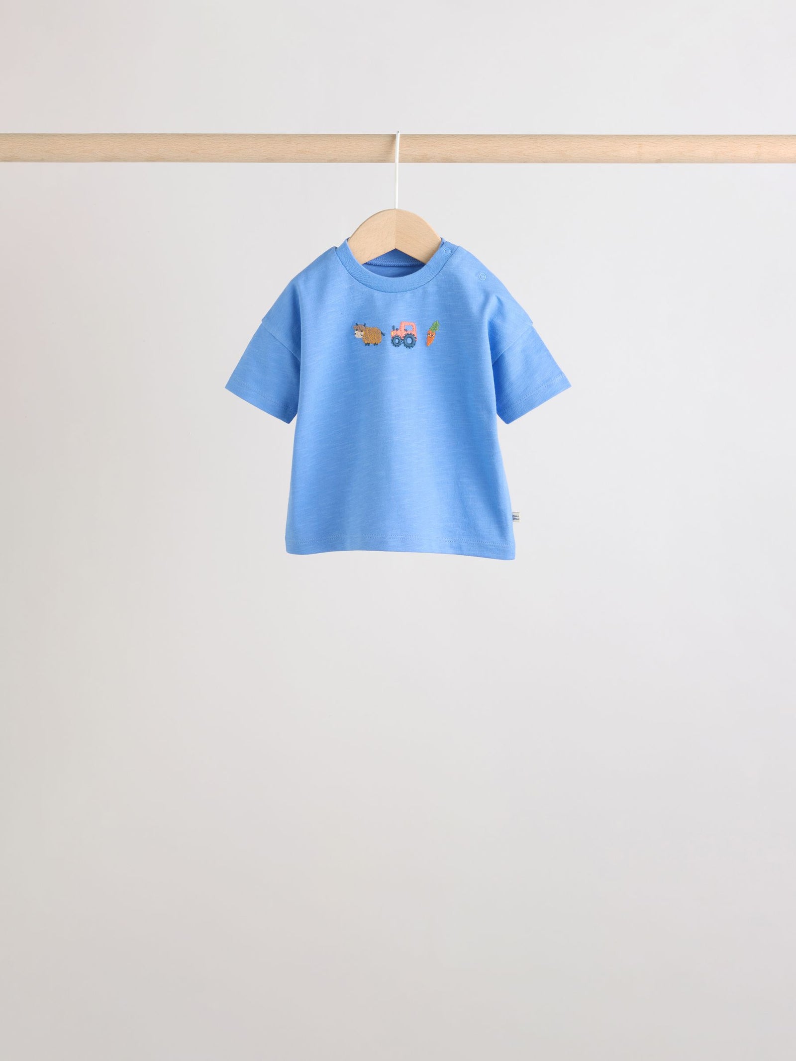 Blue/Red Homegrown Farm Tops and Shorts Baby Set 6 Piece (0mths-3yrs)
