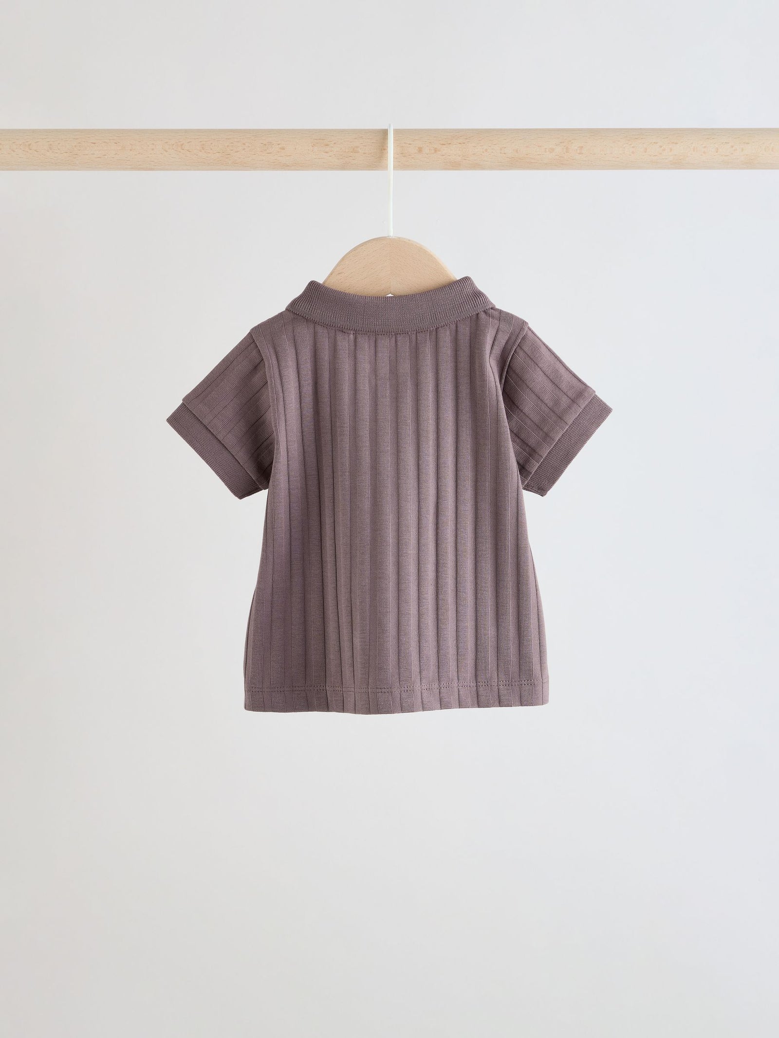 Brown Polo Top and Shorts Baby Set (0mths-2yrs)