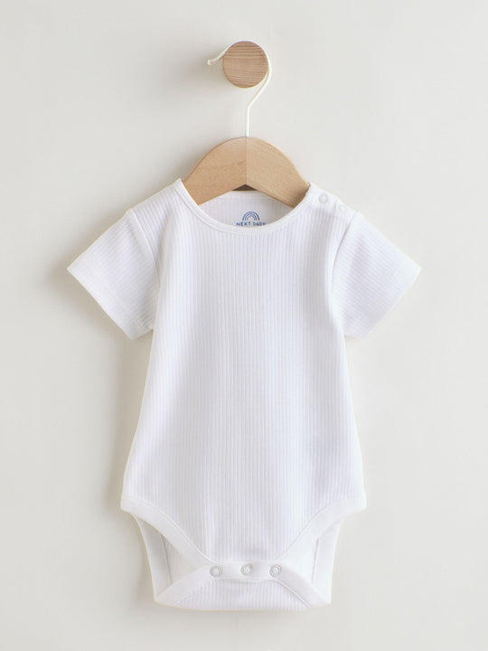 Multi Stripe Baby Pinafore And Short Sleeve Bodysuit 2 Piece Set (0mths-2yrs)