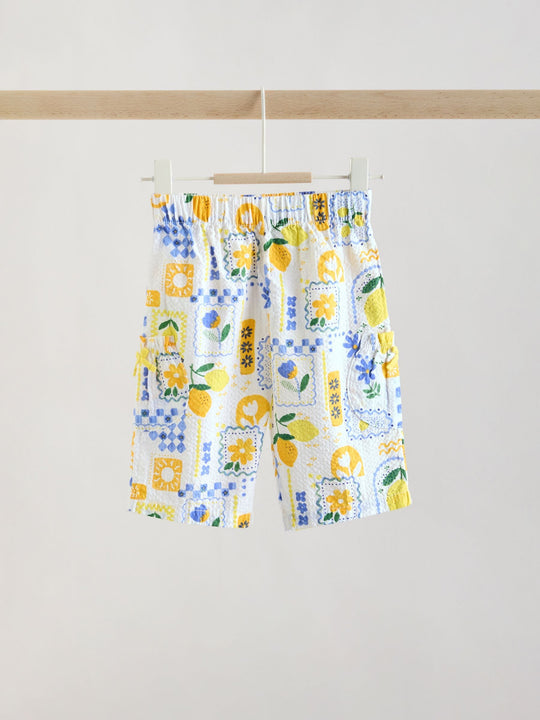 Yellow Lemon Baby Woven Top and Trousers Set 2 Piece (0mths-2yrs)