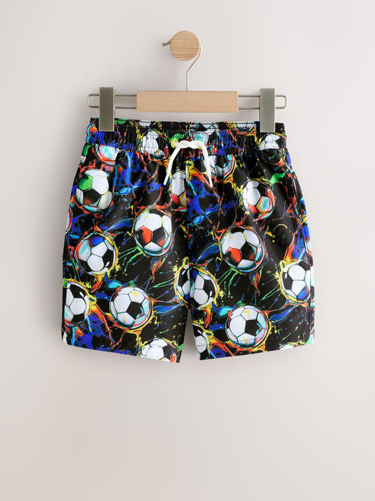 Football Printed Swim Shorts (3-16yrs)