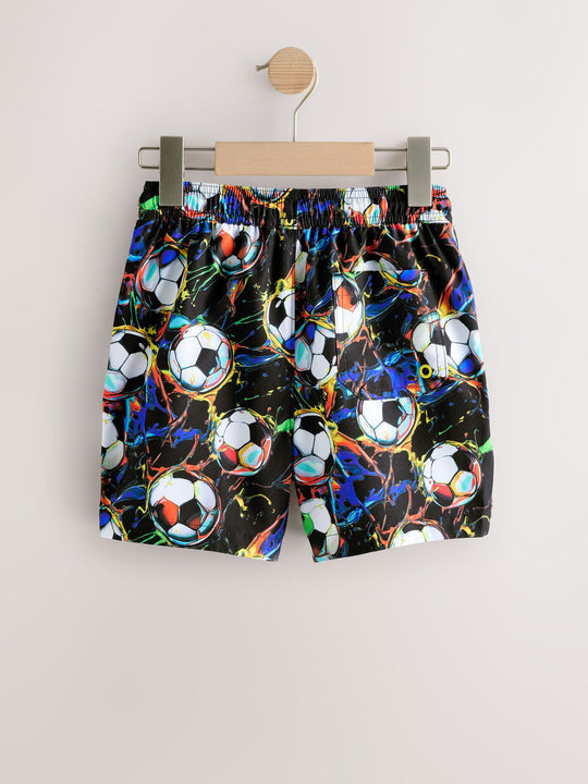 Football Printed Swim Shorts (3-16yrs)
