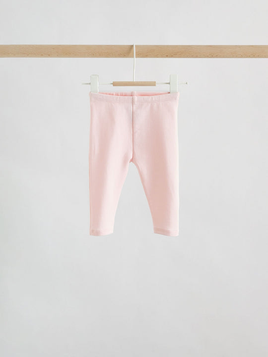 Pink Sage Green and White Short Sleeve Top and Leggings Baby Set 6 Piece (0mths-3yrs)
