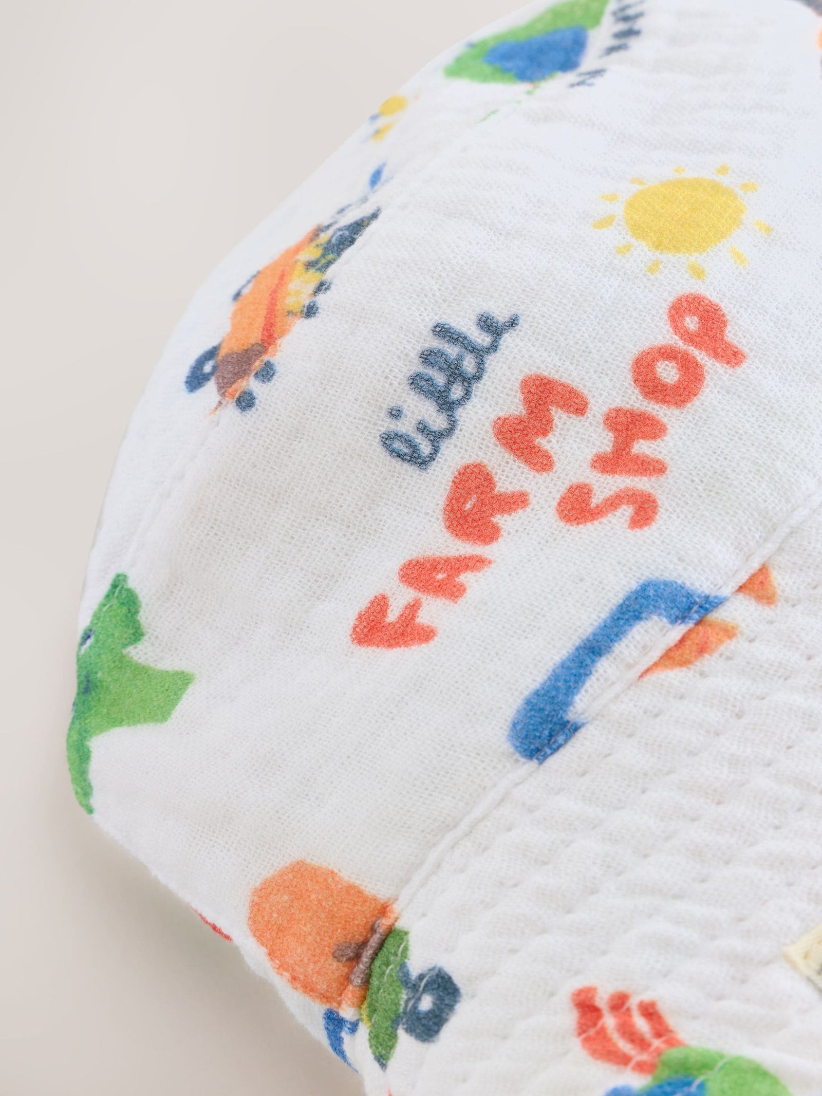Blue Farm Woven Baby Bucket Hats 2 Pack (0mths-2yrs)