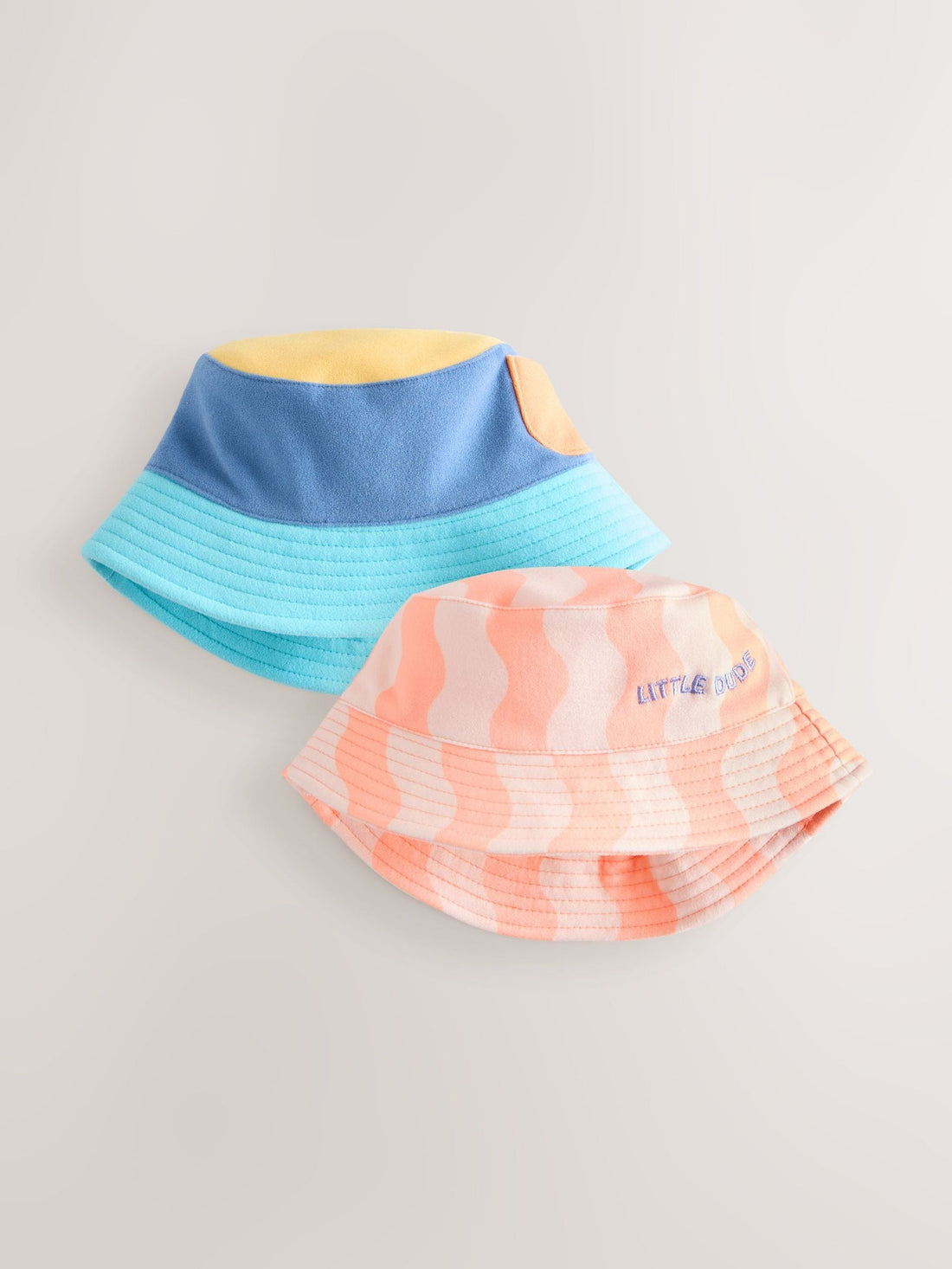 Orange Brights Bucket Hats 2 Pack (0mths-2yrs)
