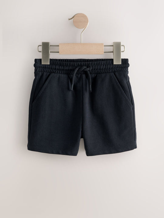 Chocolate Brown/Black/Stone/Grey Jersey Shorts 5 Pack (3mths-7yrs)