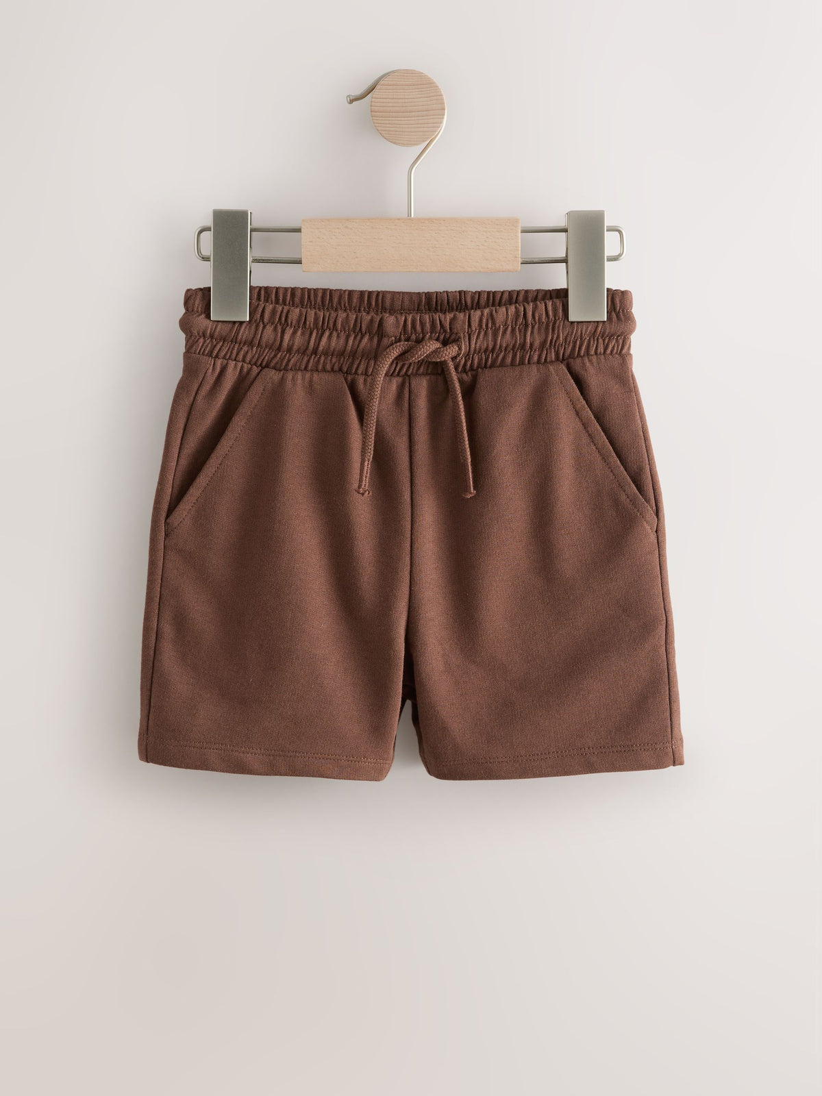 Chocolate Brown/Black/Stone/Grey Jersey Shorts 5 Pack (3mths-7yrs)