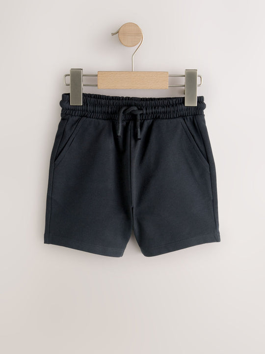 Black/Cement/ Grey Jersey Shorts 3 Pack (3mths-7yrs)