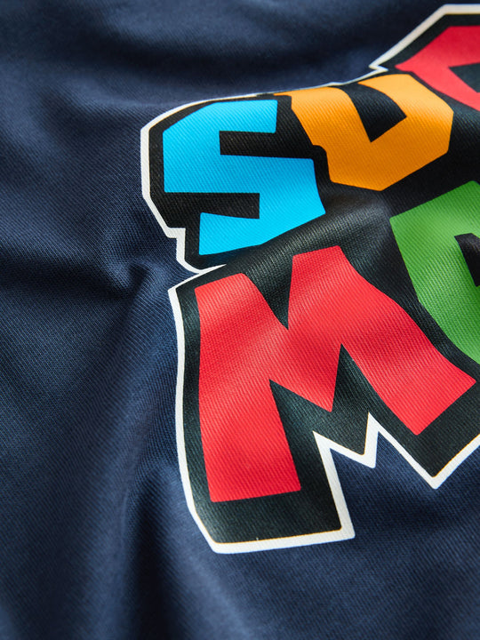 Navy Mario Gaming T-Shirt (3-16yrs)