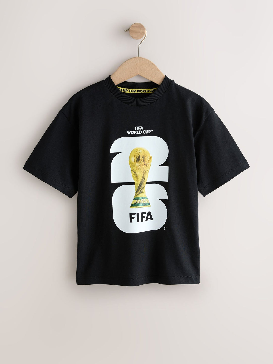 Black FIFA World Cup Short Sleeve T-Shirt (3-16yrs)