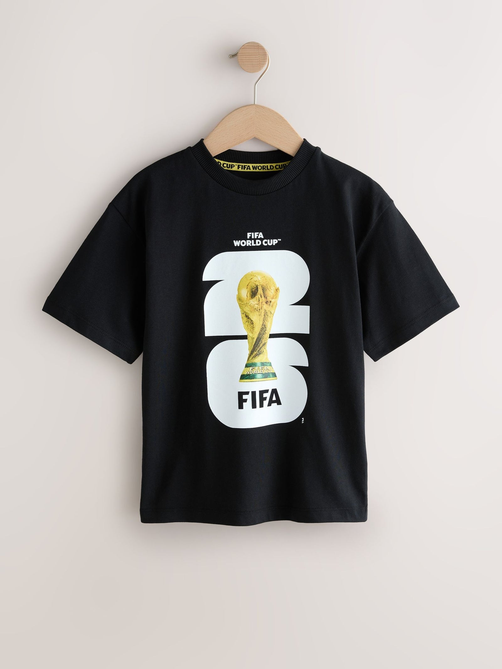 Black FIFA World Cup Short Sleeve T-Shirt (3-16yrs)