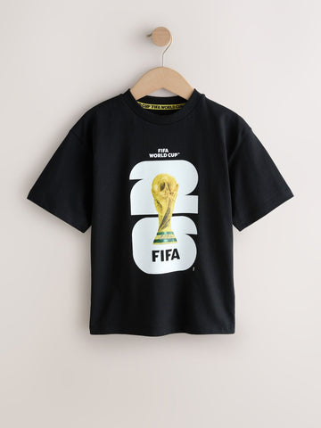 Black FIFA World Cup Short Sleeve T-Shirt (3-16yrs)