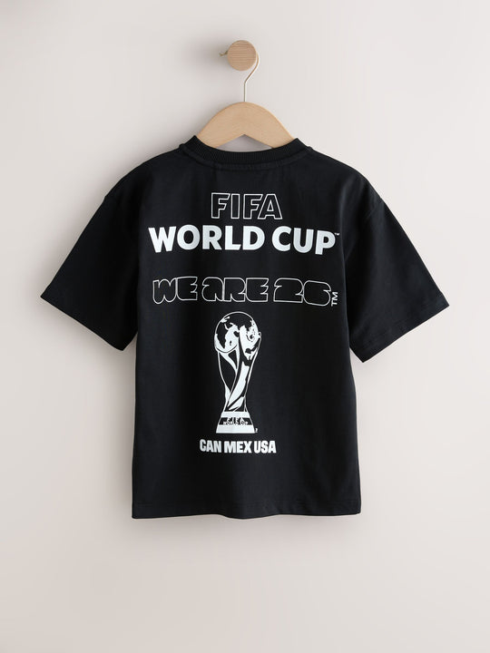 Black FIFA World Cup Short Sleeve T-Shirt (3-16yrs)