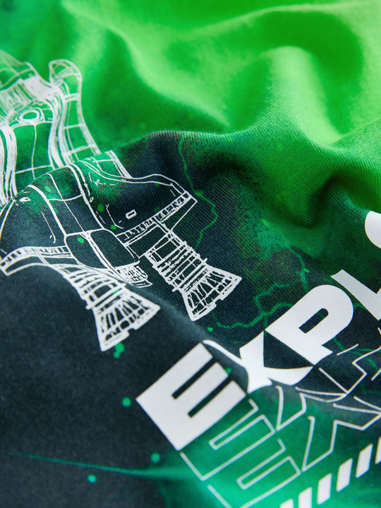 Black/Green NASA Short Sleeve T-Shirt (3-16yrs)