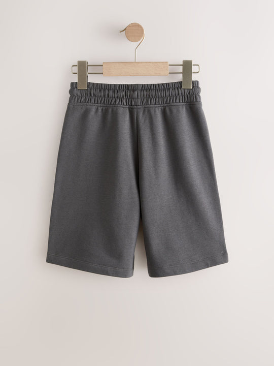 Charcoal Grey LA Loose Fit Basic Shorts (3-16yrs)