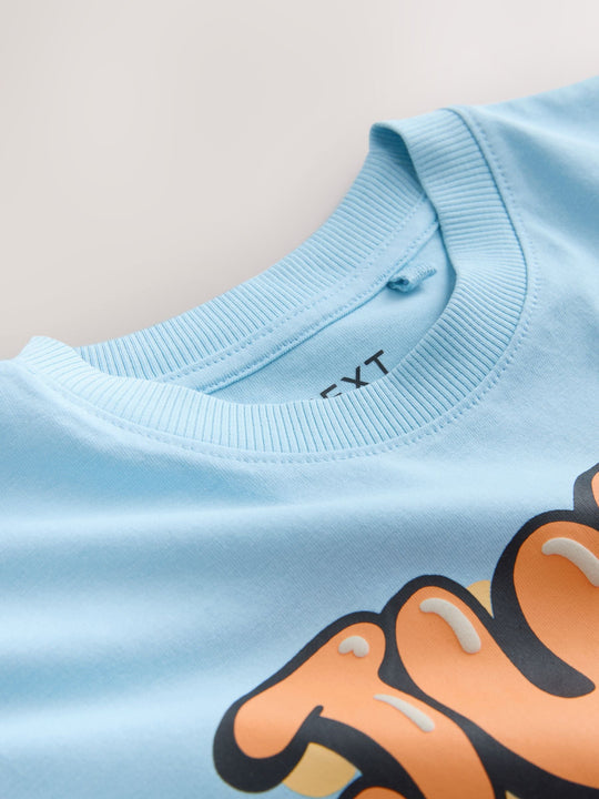 Blue Ice Cream Short Sleeve Graphic T-Shirt (3-16yrs)
