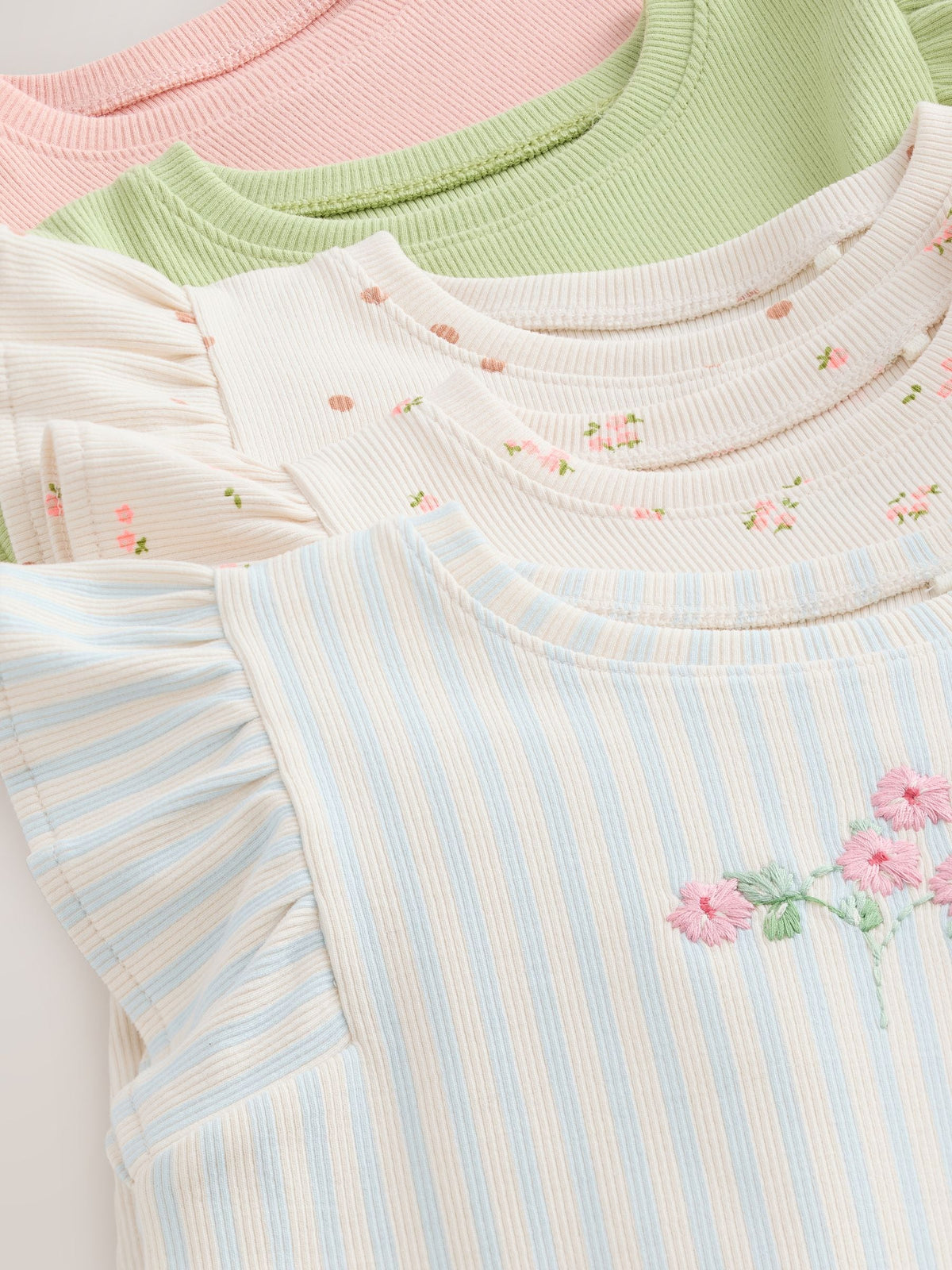 Pretty Vests 5 Pack (3mths-7yrs)