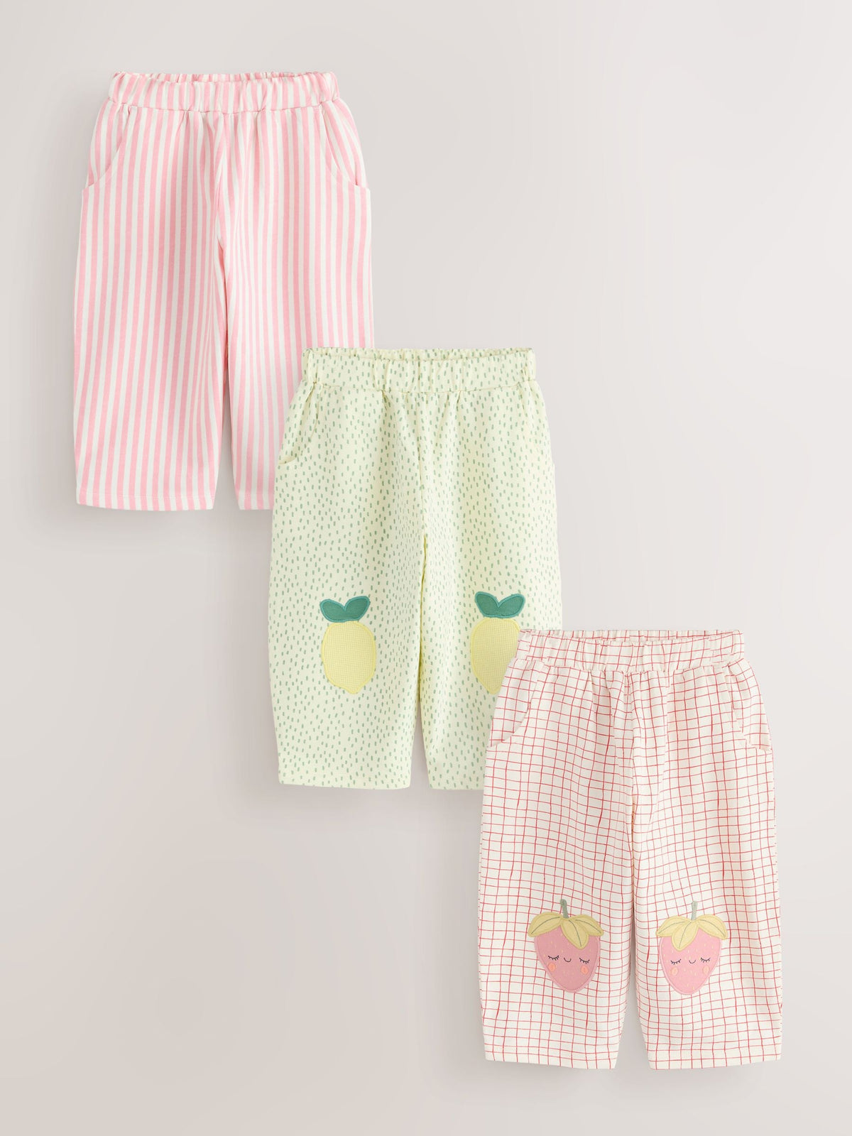 Yellow Barrel Trousers 3 Pack (3mths-7yrs)