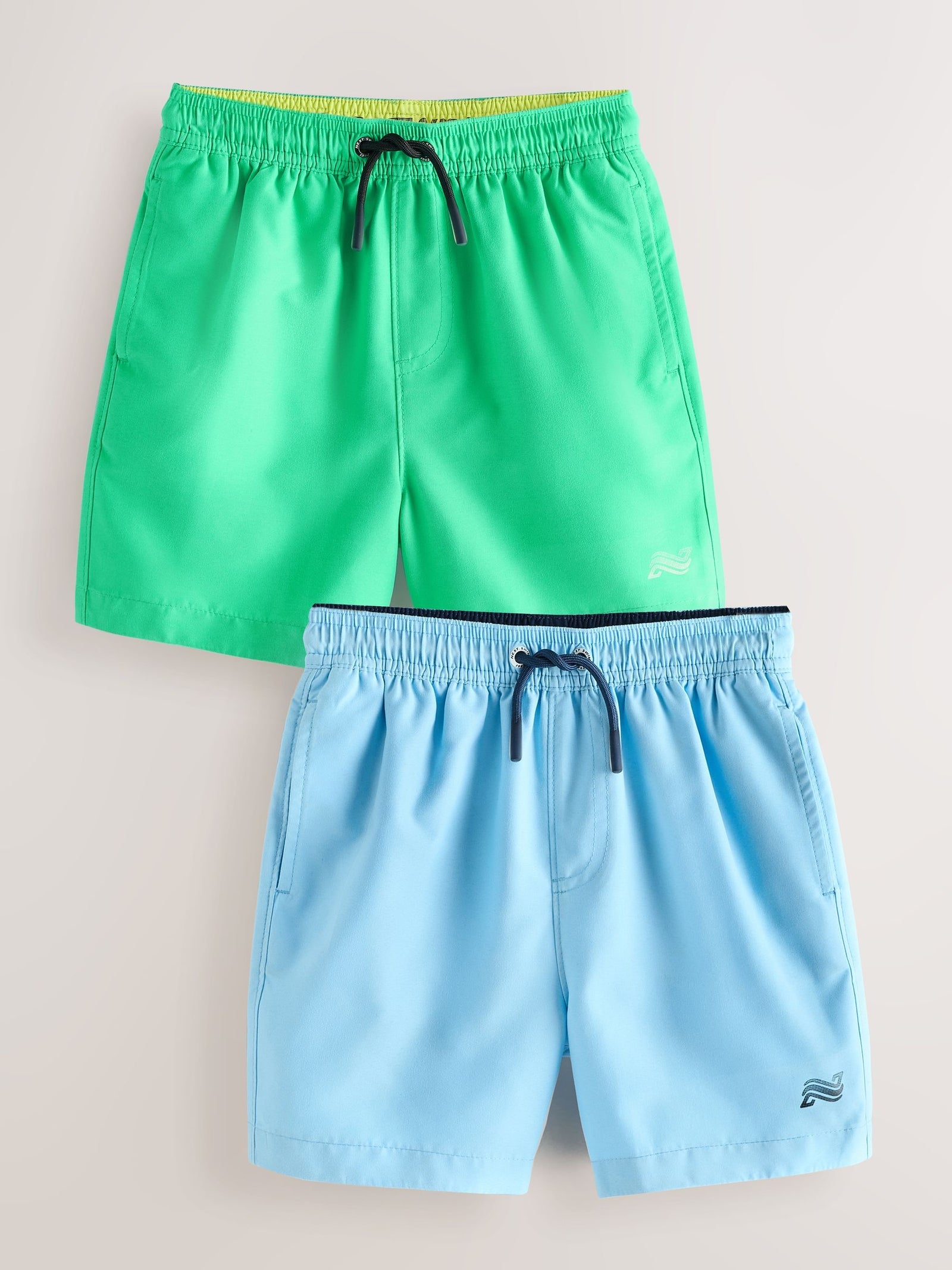 Green/Blue Swim Shorts 2 Pack (1.5-16yrs)