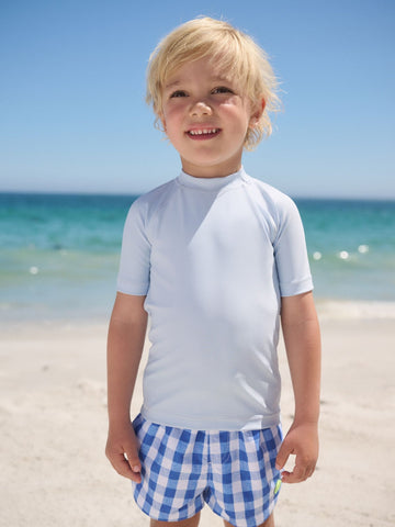 Light Blue Rash Vest (3mths-7yrs) (3mths-7yrs)