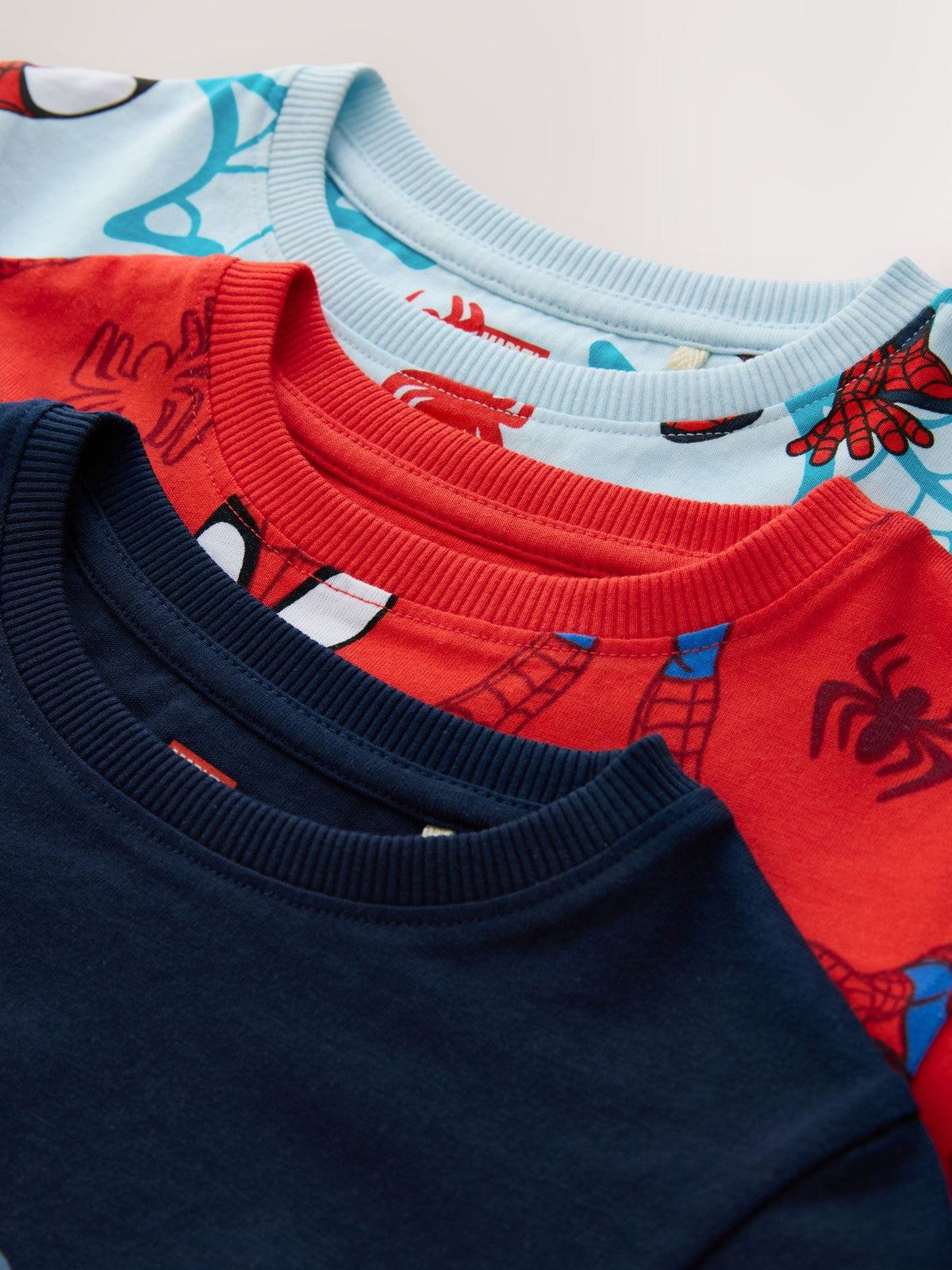 Navy/Red Spidey and Friends Short Pyjamas 3 Pack (12mths-10yrs)