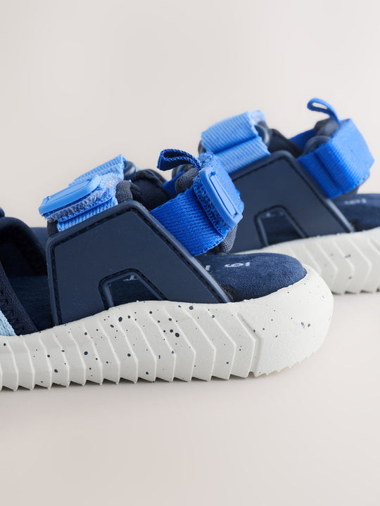Blue Utility Trekker Walking Sandals