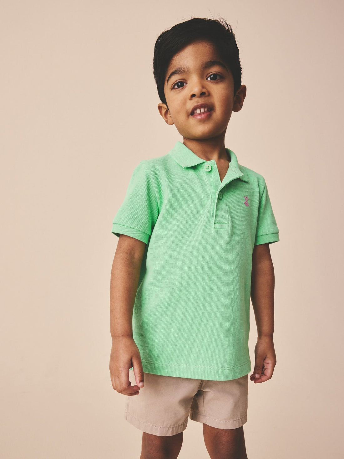 Bright Green Short Sleeve Polo Shirt (3mths-7yrs)