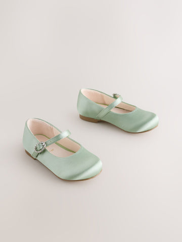 Green Standard Fit (F) Flower Girl Occasion Mary Jane Shoes