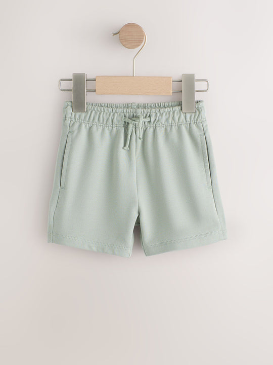 Charcoal Checkerboard Jersey Shorts 3 Pack (3mths-7yrs)