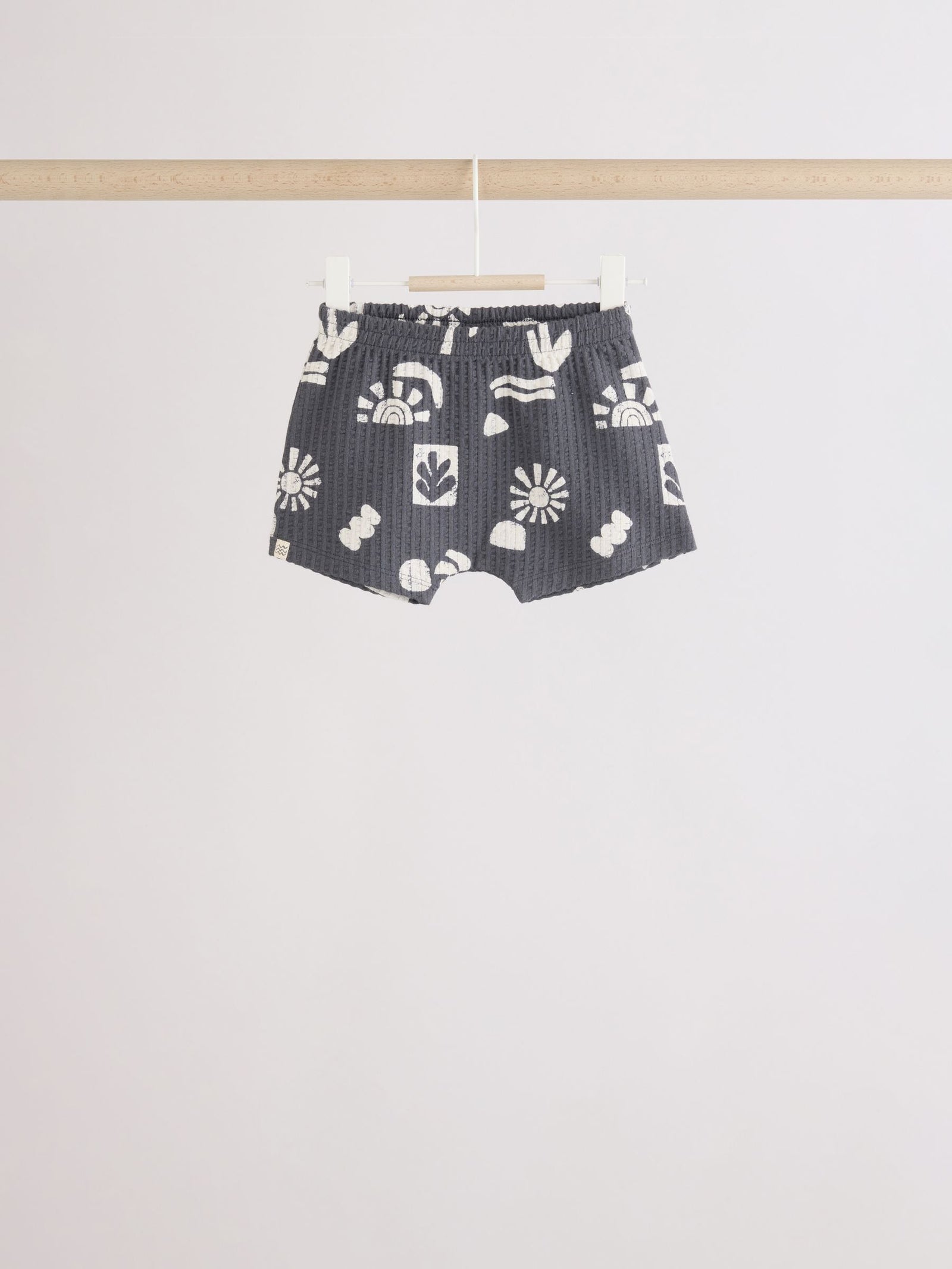 Mono/Fluro Yellow Palms Tops and Shorts Baby Set 6 Piece (0mths-3yrs)